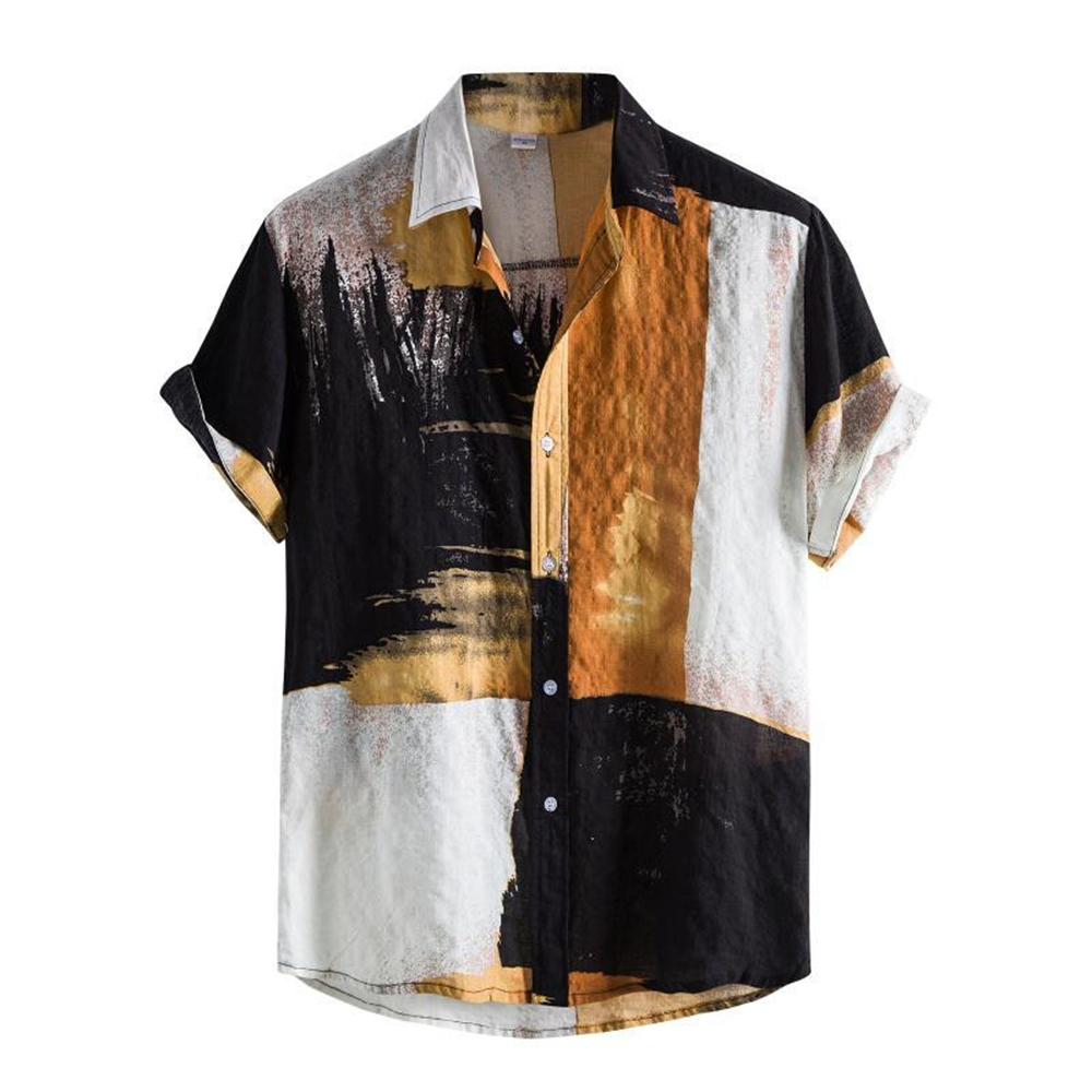 Summer Clothing Resort - เสื้อผ้าแฟชั่นลายตารางสไตล์ฮาวายแนวเรโทรฮาราจูกุสำหรับผู้ชายประจำปี 2026 เหมาะสำหรับใส่ไปเที่ยวพักผ่อน