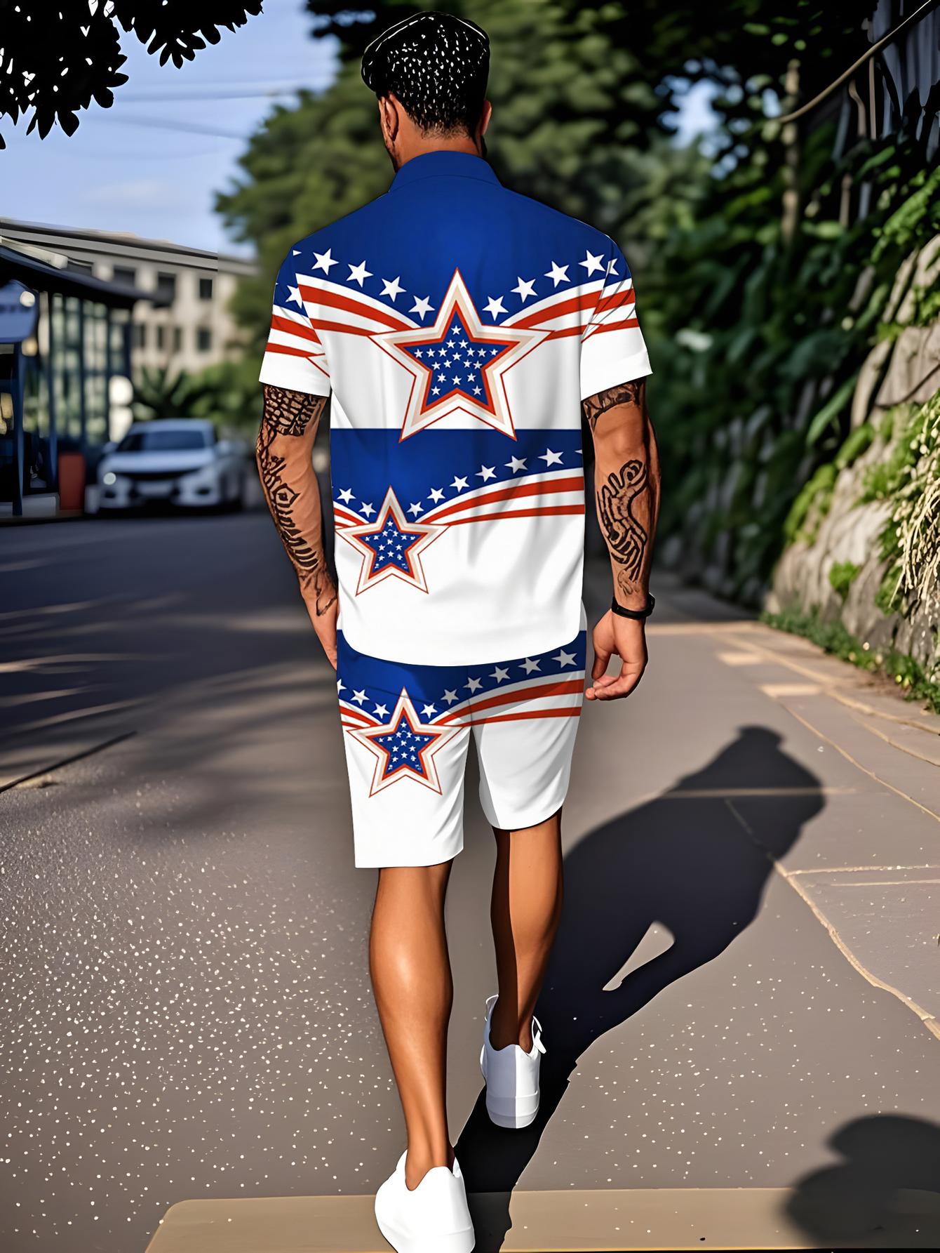 Summer Clothing Drip - ชุดเสื้อผ้าผู้ชาย คอลเลคชั่นฤดูใบไม้ผลิ/ฤดูร้อน ปี 2026 ชุดวอร์มลายกราฟิกพิมพ์ลาย 3