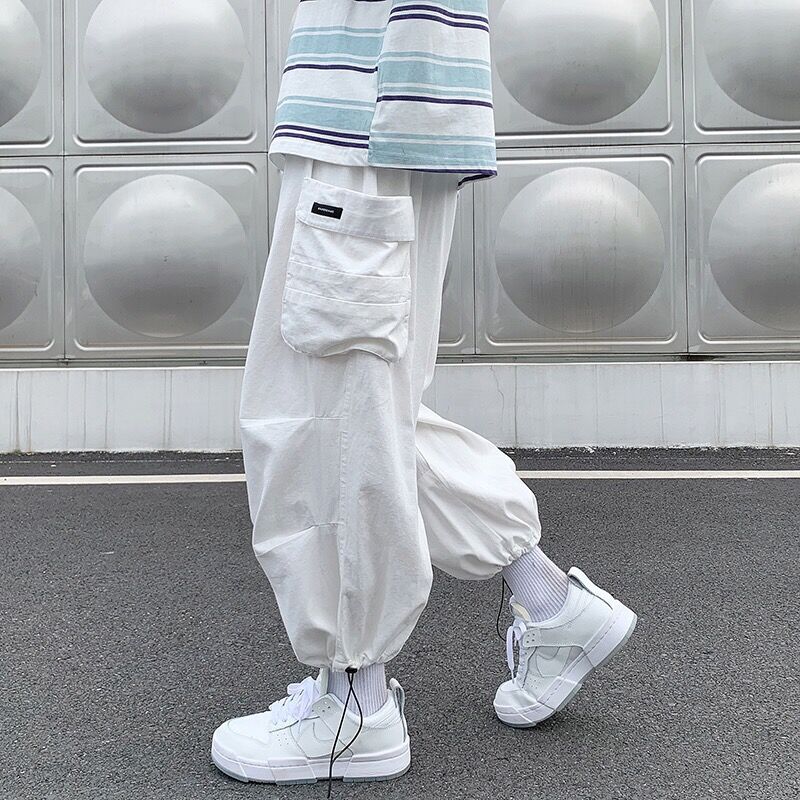 Summer Clothing Vibes - ผู้ชาย Bloomers หลวมกางเกงญี่ปุ่น Harajuku Baggy สไตล์