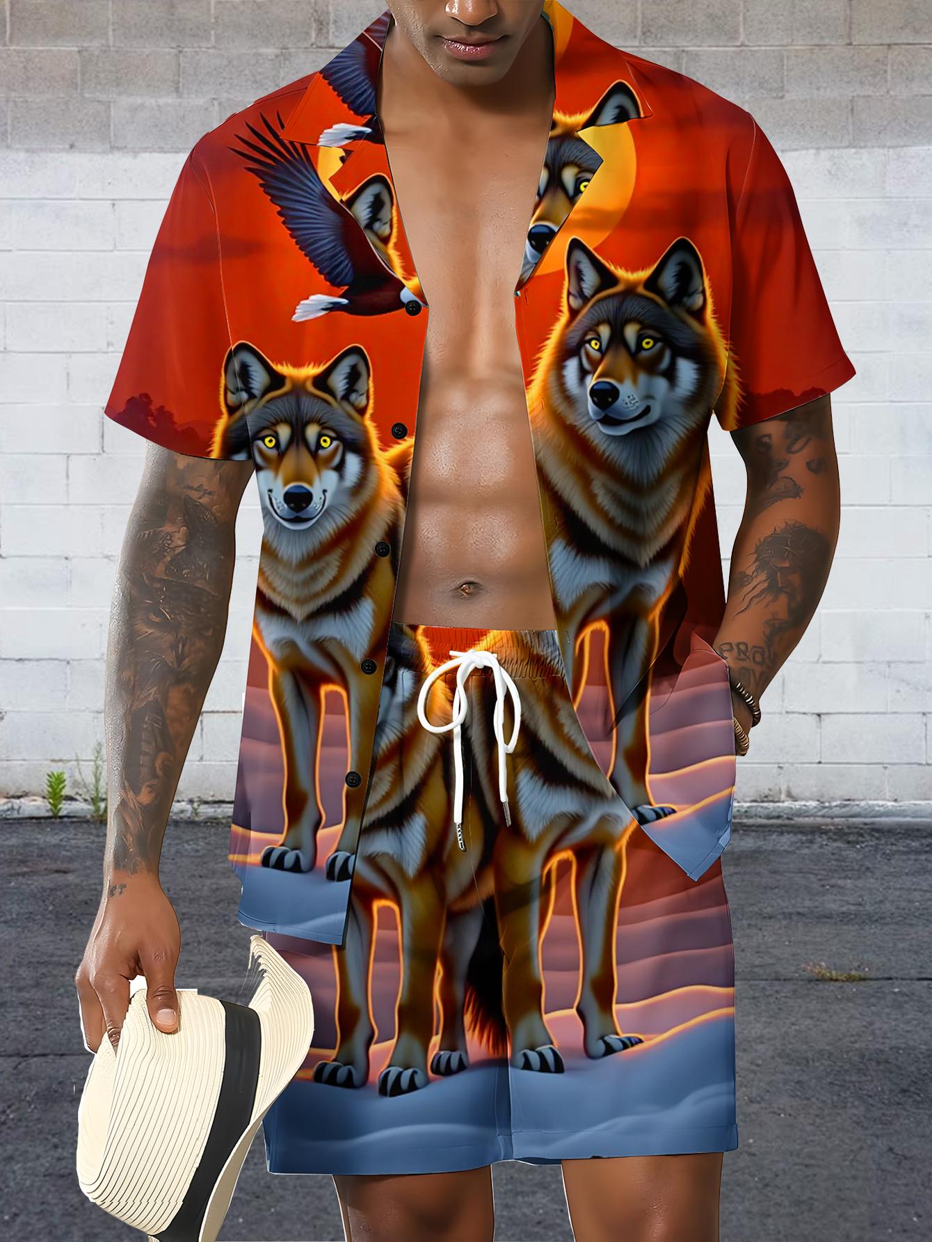Summer Clothing Drip - ชุดเสื้อผ้าผู้ชาย คอลเลคชั่นฤดูใบไม้ผลิ/ฤดูร้อน ปี 2026 ชุดเสื้อสเวตเชิ้ตพิมพ์ลาย 3