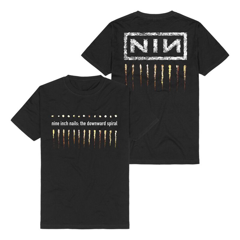 Summer Clothing Drip - เสื้อยืด The Downward Spiral Drip Nine
