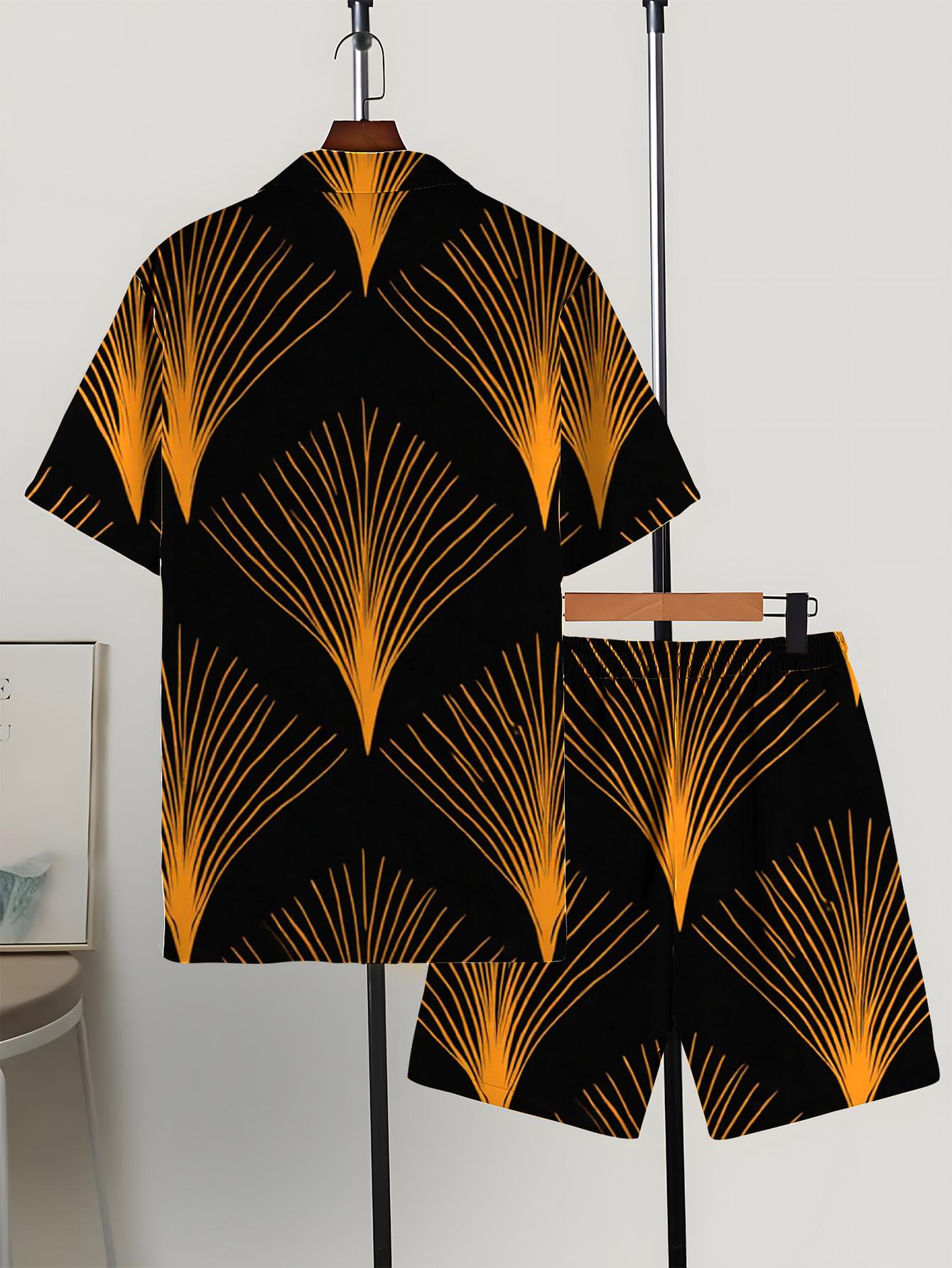 Summer Clothing Drip - ชุดเสื้อผ้าผู้ชาย คอลเลคชั่นฤดูใบไม้ผลิ/ฤดูร้อน ปี 2026 ชุดลำลองแบบสวมใส่สบาย ชุดออกกำลังกายสองชิ้น