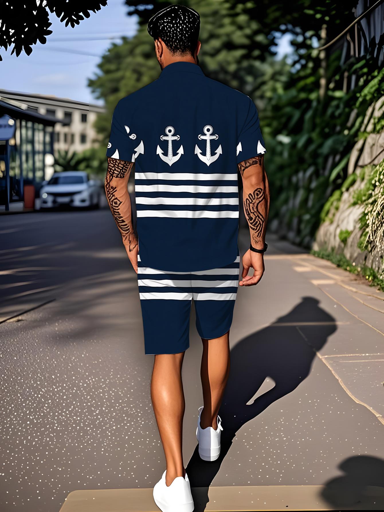 Summer Clothing Drip - ชุดเสื้อผ้าผู้ชาย คอลเลคชั่นฤดูใบไม้ผลิ/ฤดูร้อน ปี 2026 ชุดวอร์มพิมพ์ลาย 3