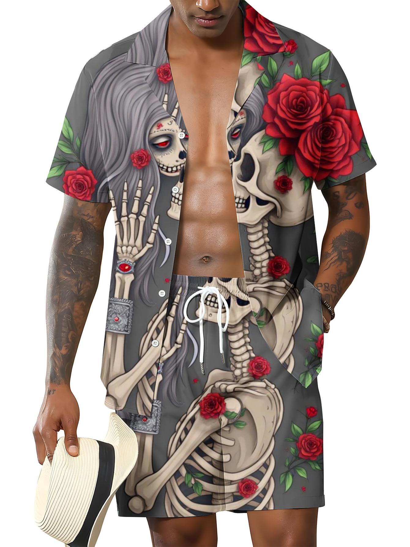 Summer Clothing Drip - ชุดเสื้อผ้าผู้ชาย คอลเลคชั่นฤดูใบไม้ผลิ/ฤดูร้อน ปี 2026 ชุดวอร์มลายกราฟิก พิมพ์ลาย