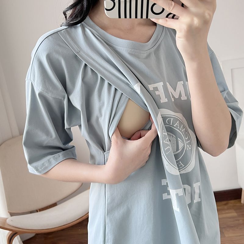 ชุดพยาบาลคนท้องให้นมบุตรเสื้อย - Summer Clothing Usa บทวิจารณ์และราคา