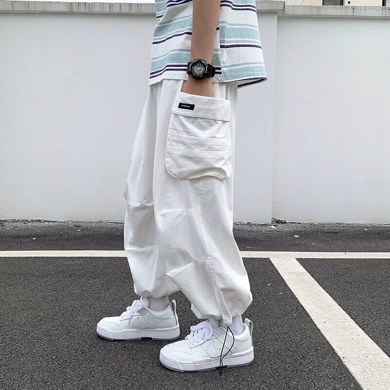 ผู้ชาย Bloomers หลวมกางเกงญี่ป - Summer Clothing Vibes บทวิจารณ์และราคา