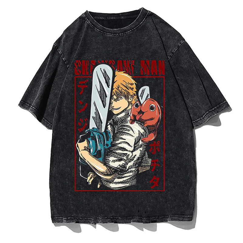 เสื้อยืดลายการ์ตูนญี่ปุ่น Chai - Japanese Summer Clothing Men บทวิจารณ์และราคา