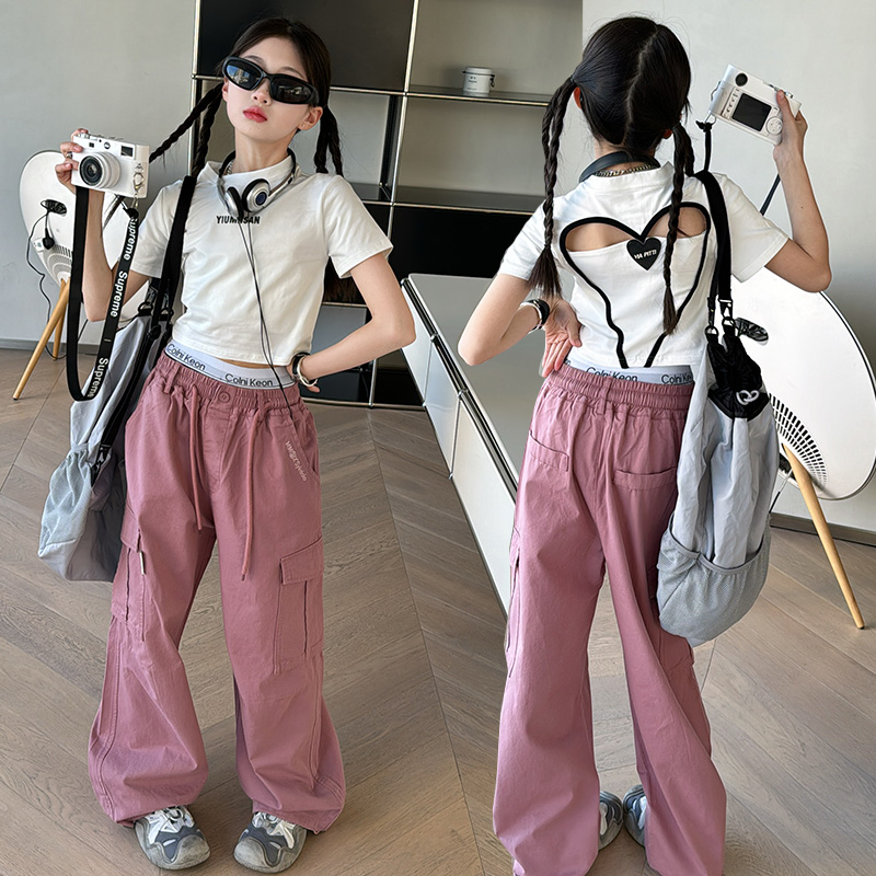 เสื้อยืดผ้าฝ้ายสำหรับเด็กผู้หญ - Summer Loving Kids Clothing บทวิจารณ์และราคา