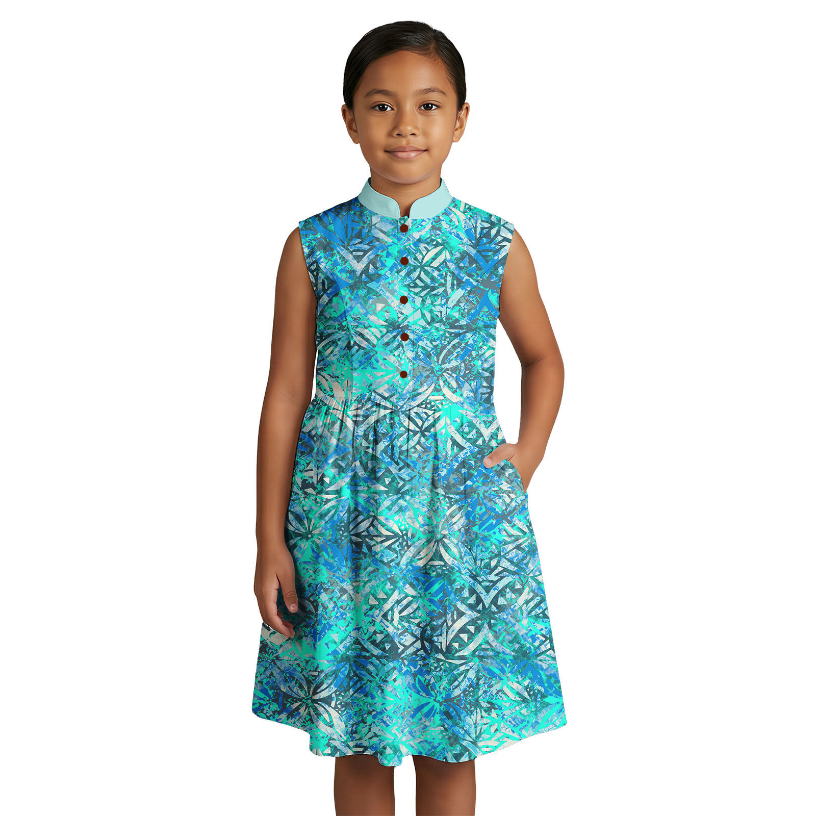ชุดเดรสเด็กสไตล์โพลีนีเซียนน่า - Summer Loving Kids Clothing บทวิจารณ์และราคา