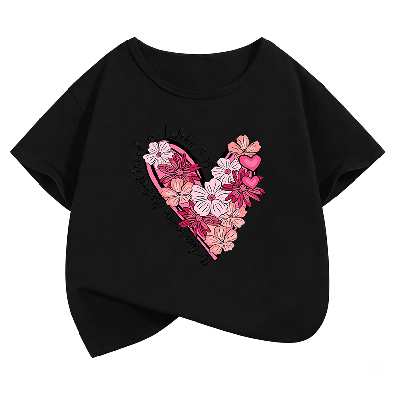 เสื้อยืดลายดอกไม้สไตล์วินเทจ ล - Summer Loving Kids Clothing บทวิจารณ์และราคา
