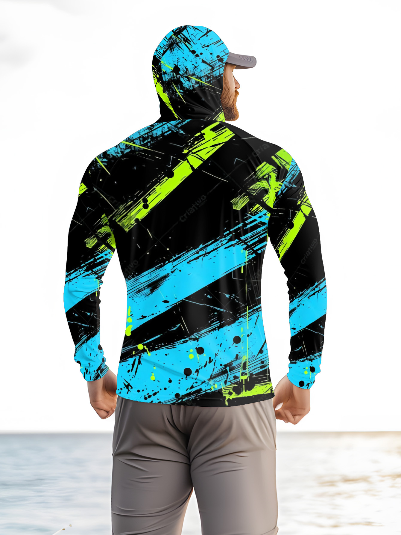 เสื้อฮู้ดตกปลาผู้ชาย แขนยาว แห - Summer Clothing Usa บทวิจารณ์และราคา