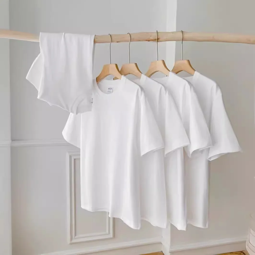 เสื้อยืดแขนสั้นผ้าฝ้ายลายกราฟิ - Summer Clothing Drip บทวิจารณ์และราคา