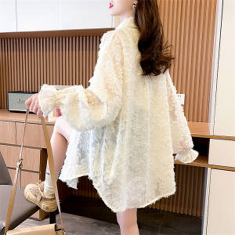 หญิงเกาหลีหลวมลูกไม้ป้องกันแสง - Summer Clothing Drop บทวิจารณ์และราคา
