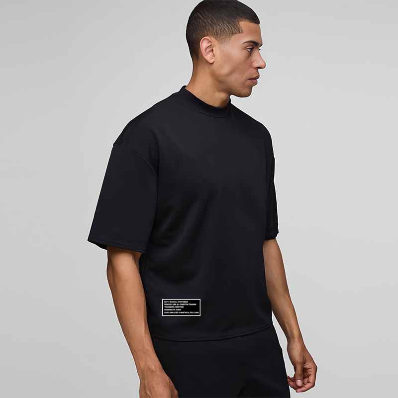ขนาดใหญ่ Boxy ไหล่ลดลง Mens Ru - Summer Clothing Drop บทวิจารณ์และราคา