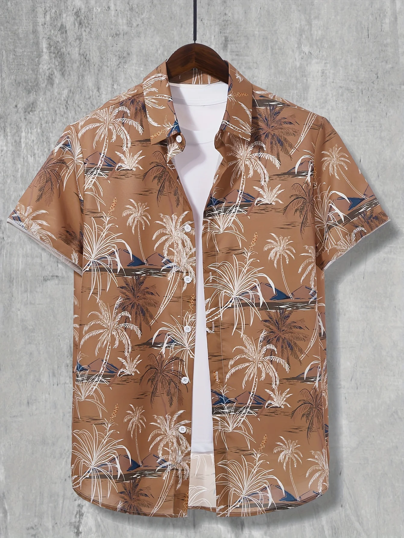 เสื้อฮาวายลายต้นมะพร้าว เสื้อเ - Summer Clothing Resort บทวิจารณ์และราคา
